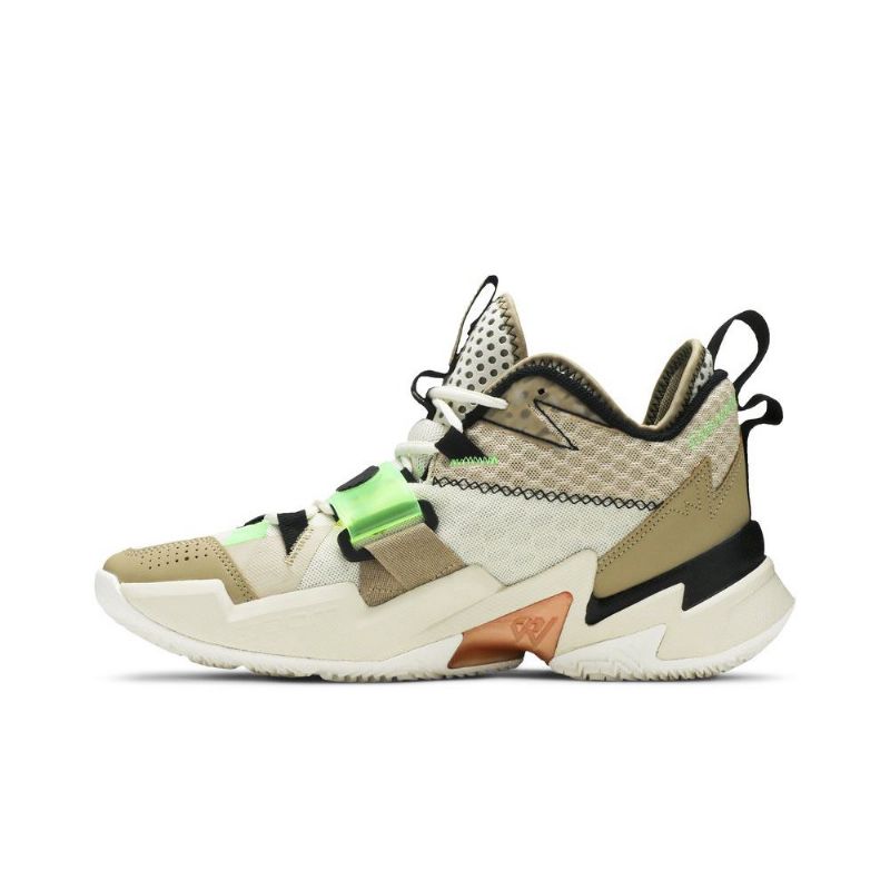 Air Jordan Hvorfor Ikke Zer0.3 Pf Beige Olivengrønn Svarte Herresko