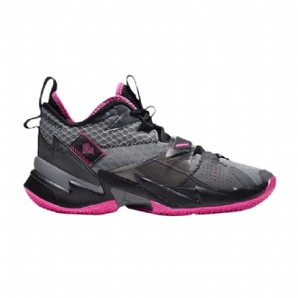 Air Jordan Hvorfor Ikke Zer0.3 Pf Grå Rosa Svarte Herresko
