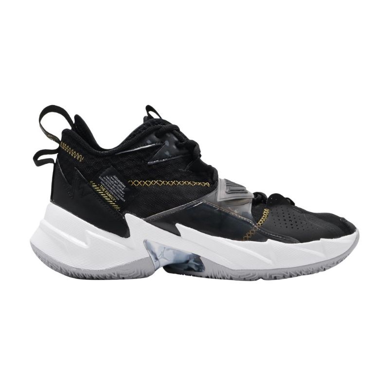 Air Jordan Hvorfor Ikke Zer0.3 Pf Svart Gull Hvit Herresko