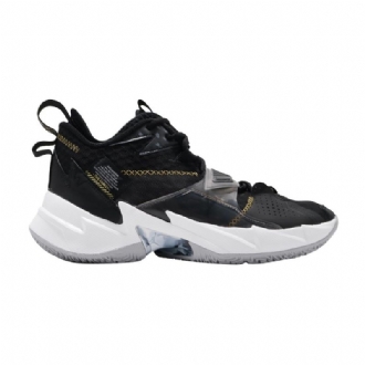 Air Jordan Hvorfor Ikke Zer0.3 Pf Svart Gull Hvit Herresko