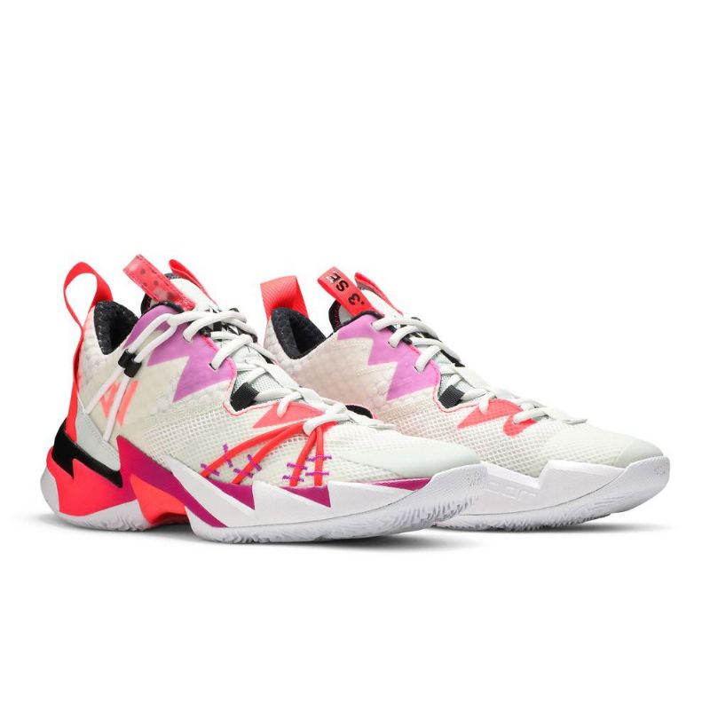 Air Jordan Hvorfor Ikke Zer0.3 Se Hvit Lilla Rød Svart Herresko
