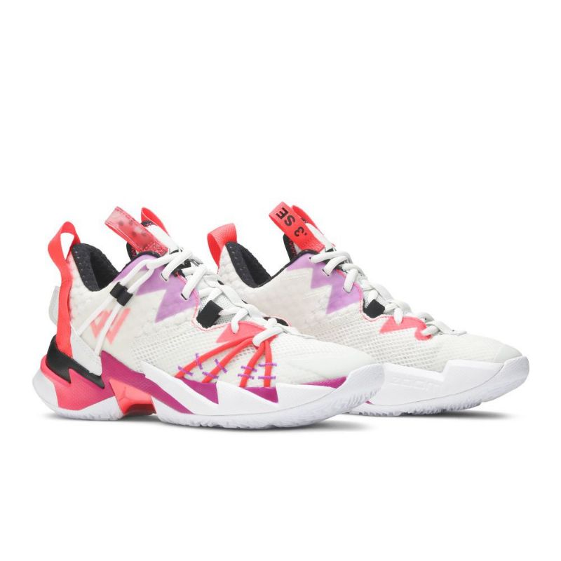 Air Jordan Hvorfor Ikke Zer0.3 Se Pf Hvit Lilla Rød Svart Herresko