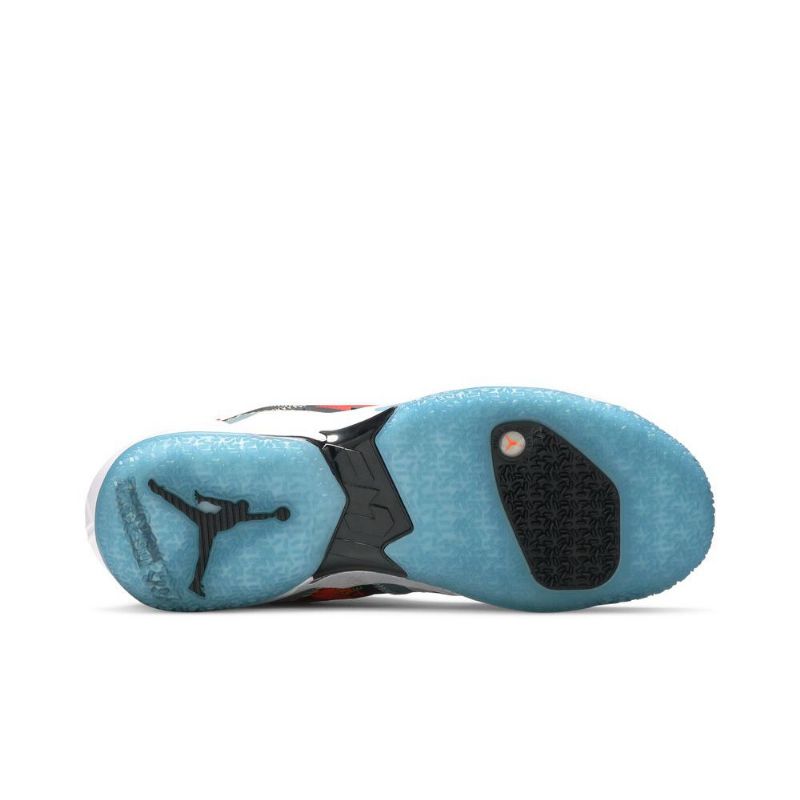Air Jordan Hvorfor Ikke Zer0.4 Facetasm Premium Svart Hvit Blå Rød Herresko