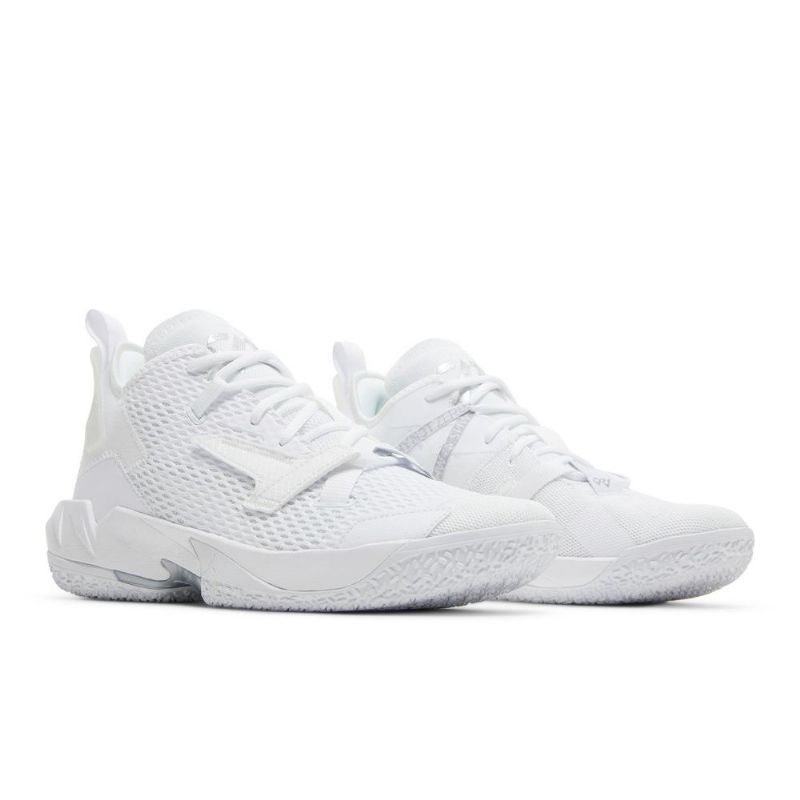 Air Jordan Hvorfor Ikke Zer0.4 Hvite Herresko