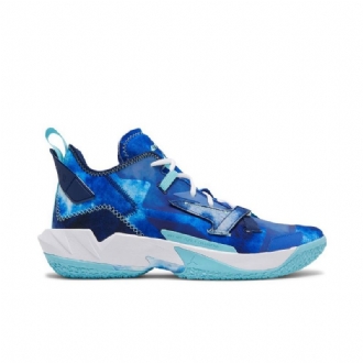 Air Jordan Hvorfor Ikke Zer0.4 Pf Blå Hvit Mørke Blå Herresko