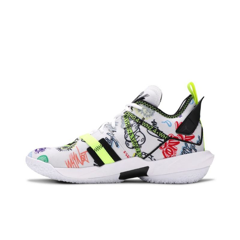 Air Jordan Hvorfor Ikke Zer0.4 Pf Hvit Flerfargede Herresko