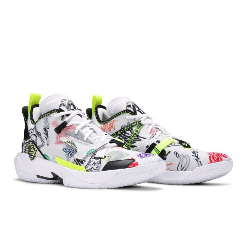 Air Jordan Hvorfor Ikke Zer0.4 Pf Hvit Flerfargede Herresko