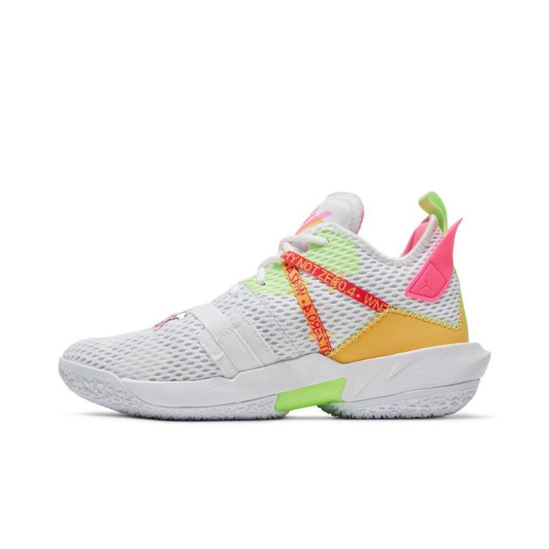 Air Jordan Hvorfor Ikke Zer0.4 Pf Hvit Flerfargede Herresko