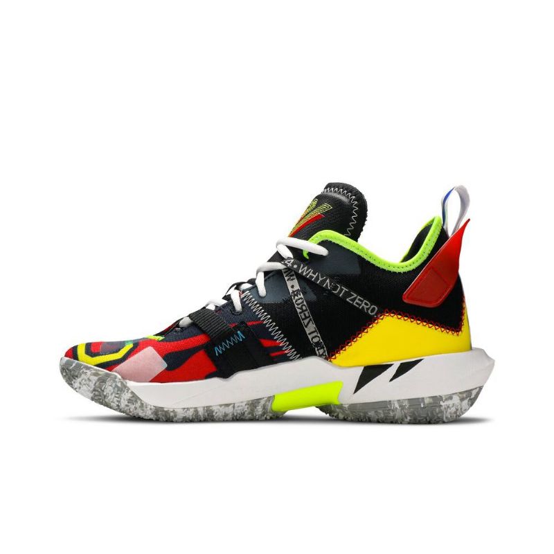 Air Jordan Hvorfor Ikke Zer0.4 Svarte Flerfargede Herresko