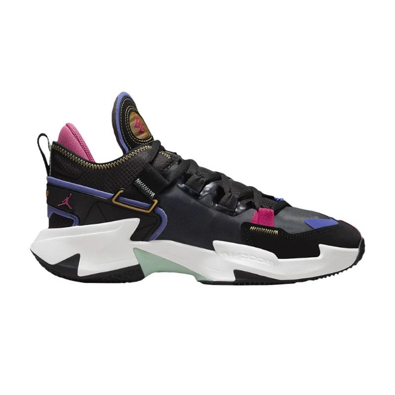 Air Jordan Hvorfor Ikke Zer0.5 Pf Svart Lilla Rosa Grønn Herresko