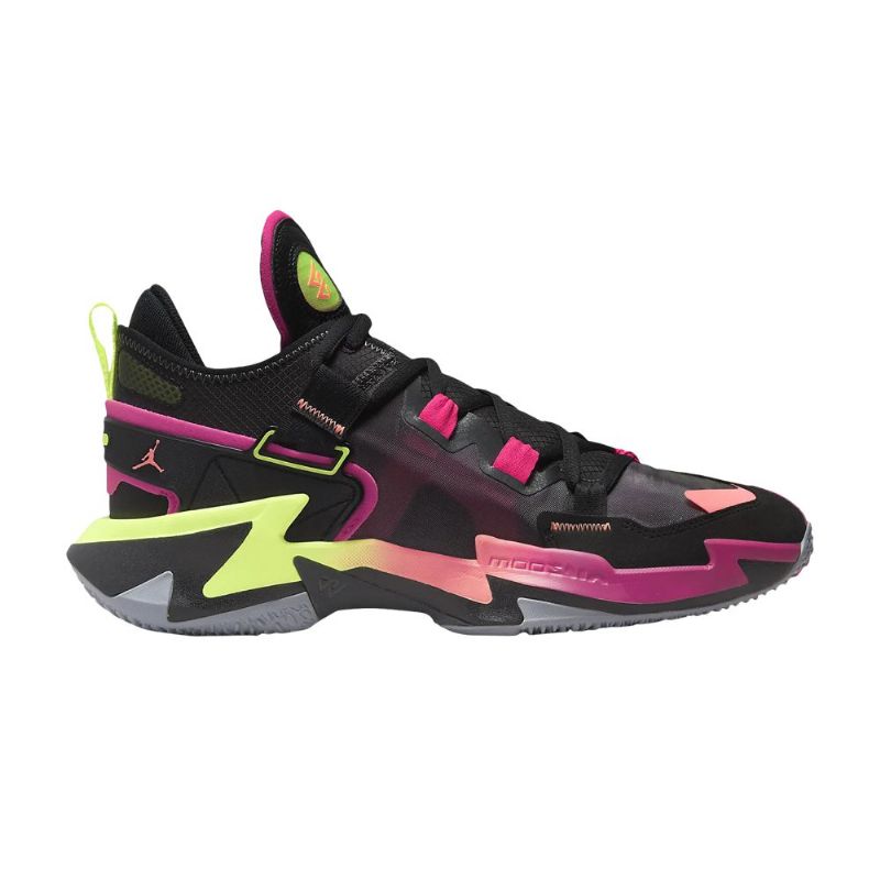 Air Jordan Hvorfor Ikke Zer0.5 Svart Grønn Lilla Herresko