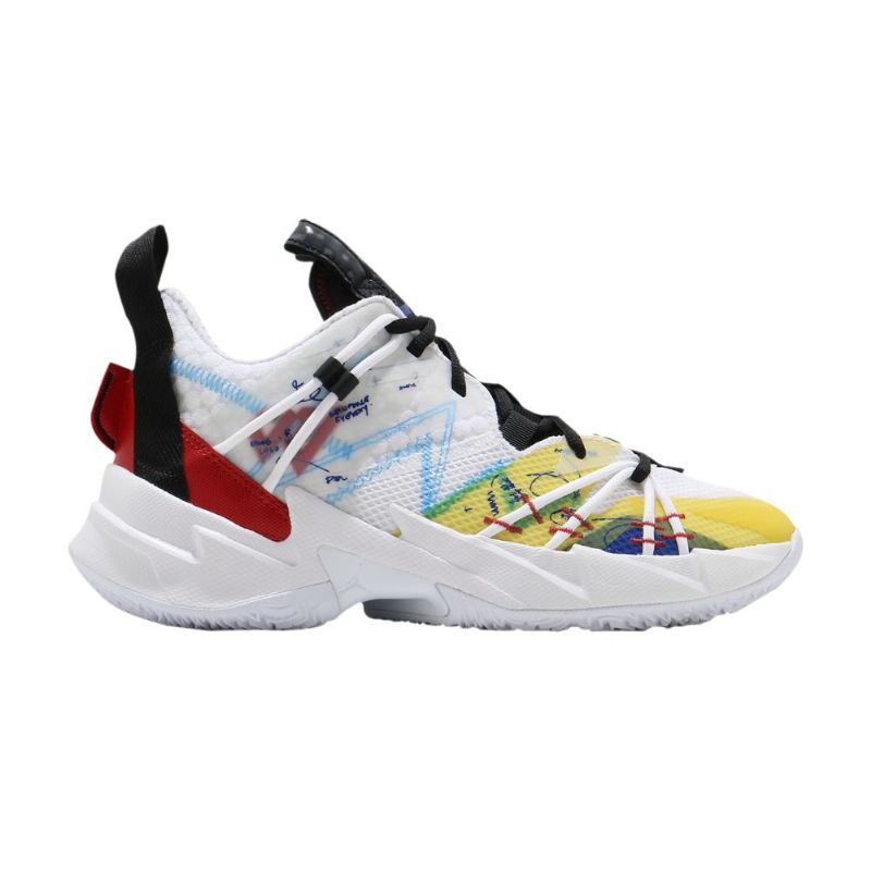 Air Jordan Why Not Zer0.3 Se Pf Hvit Svart Rød Gul Herresko