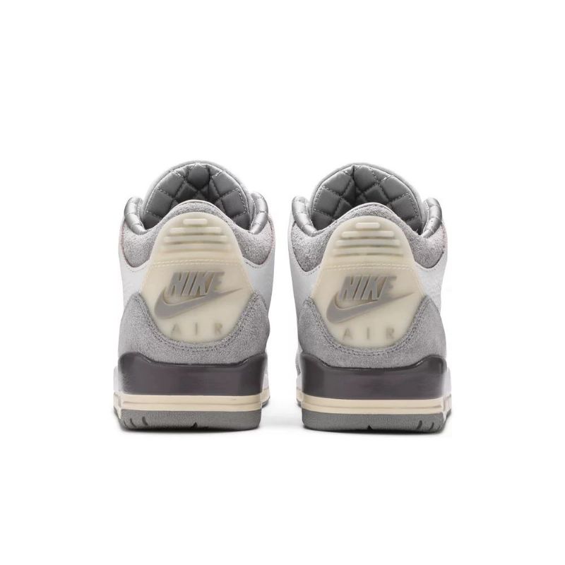 Air Jordan 3 A Ma Maniére Retro Sp Hvit Grå Damesko