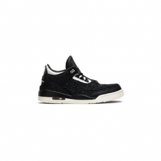 Air Jordan 3 Anna Wintour Retro Svart Sølv Damesko