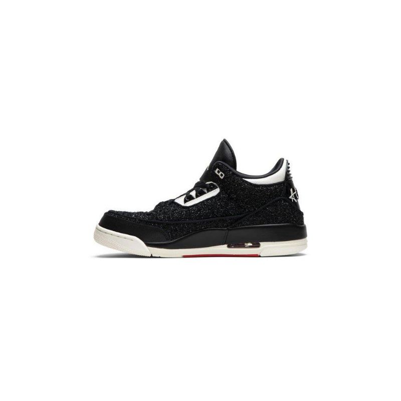 Air Jordan 3 Anna Wintour Retro Svart Sølv Damesko