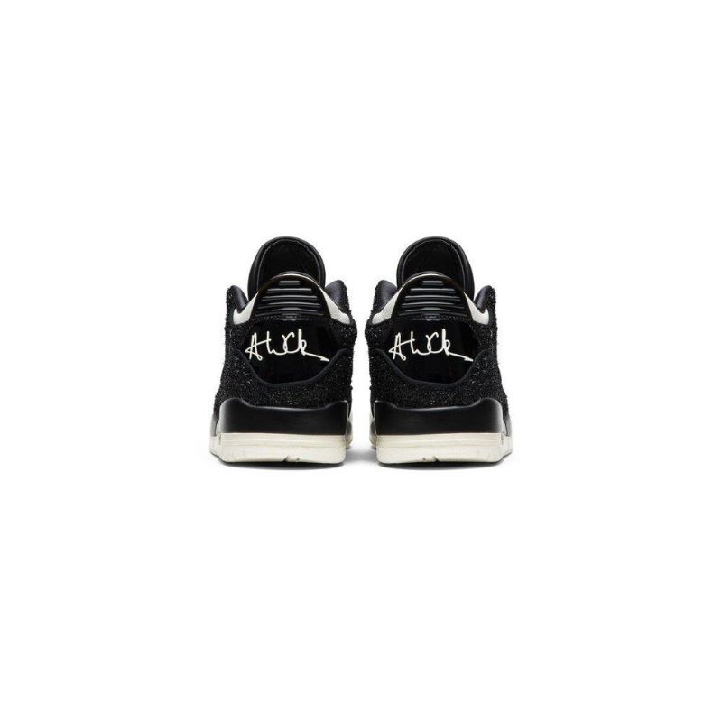 Air Jordan 3 Anna Wintour Retro Svart Sølv Damesko