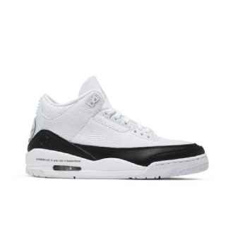Air Jordan 3 Fragment Design Retro Sp Hvit Svarte Herresko