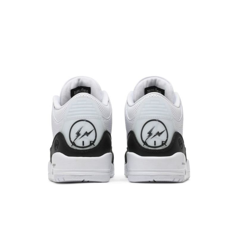 Air Jordan 3 Fragment Design Retro Sp Hvit Svarte Herresko