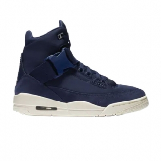 Air Jordan 3 Retro Explorer Xx Mørke Blå Hvit Damesko