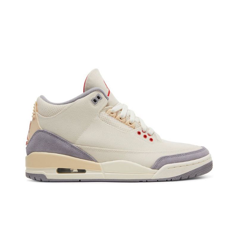 Air Jordan 3 Retro Se Beige Grå Rød Herresko