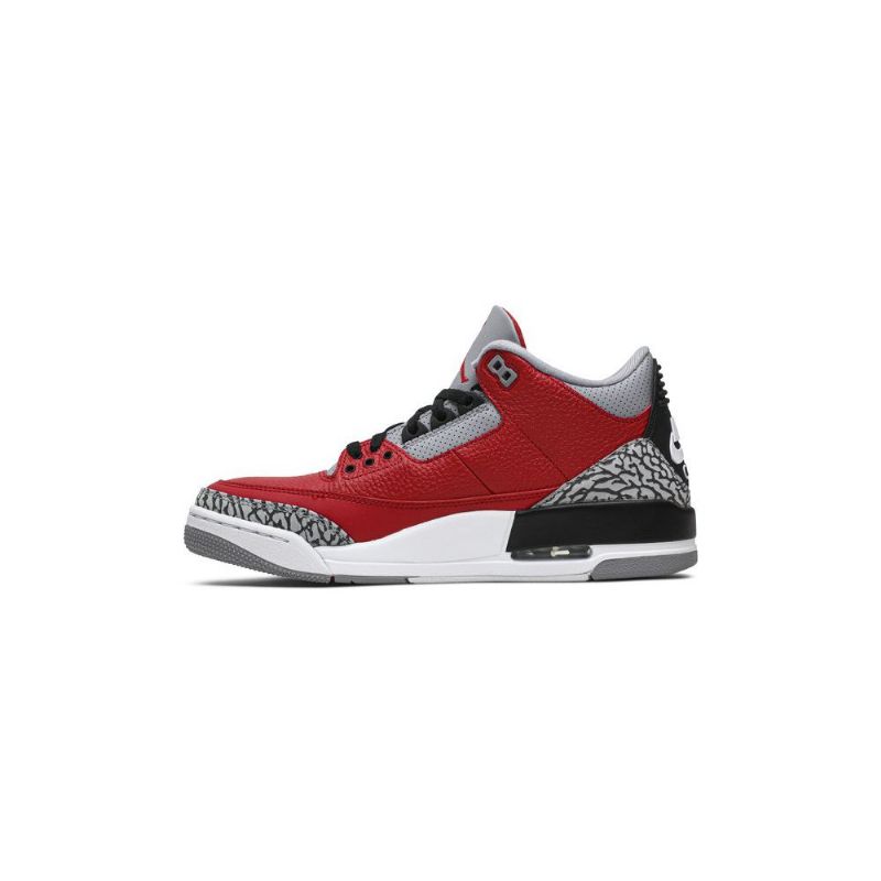 Air Jordan 3 Retro Se Rød Grå Svart Herresko