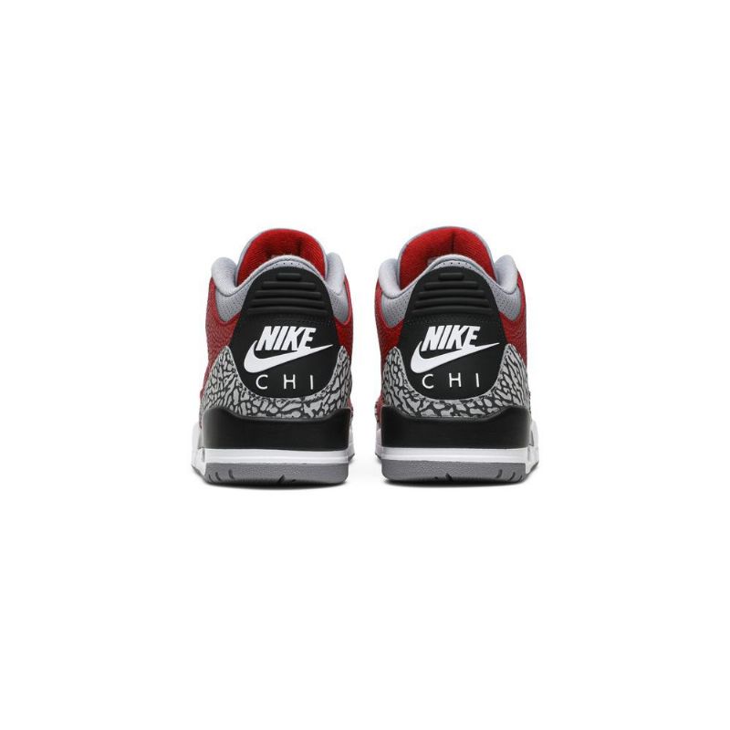 Air Jordan 3 Retro Se Rød Grå Svart Herresko