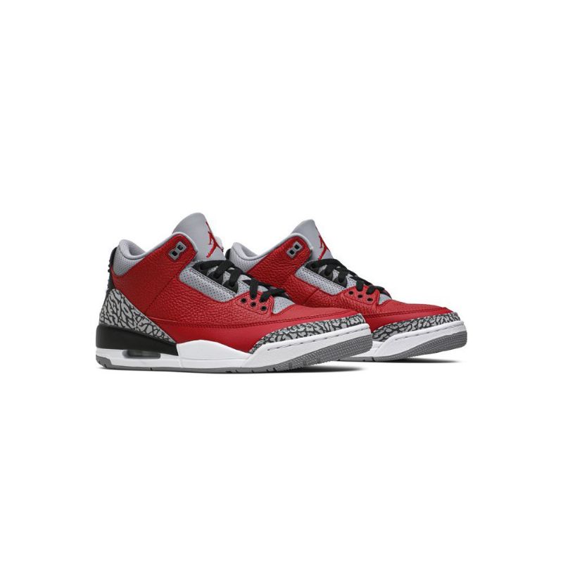 Air Jordan 3 Retro Se Rød Grå Svart Herresko