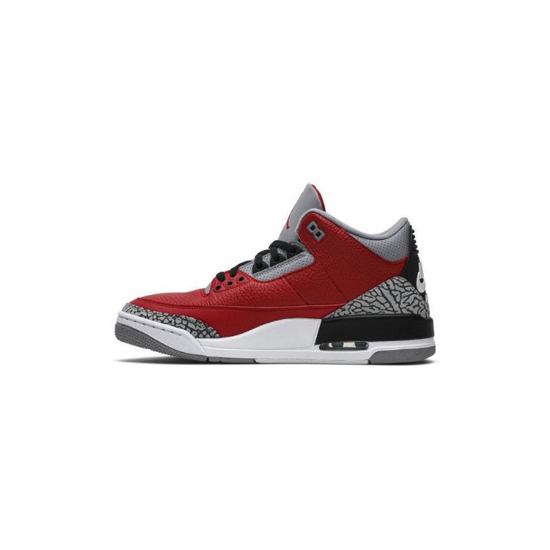 Air Jordan 3 Retro Se Rød Grå Svart Herresko