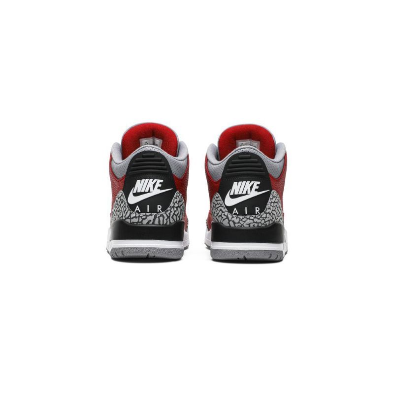 Air Jordan 3 Retro Se Rød Grå Svart Herresko