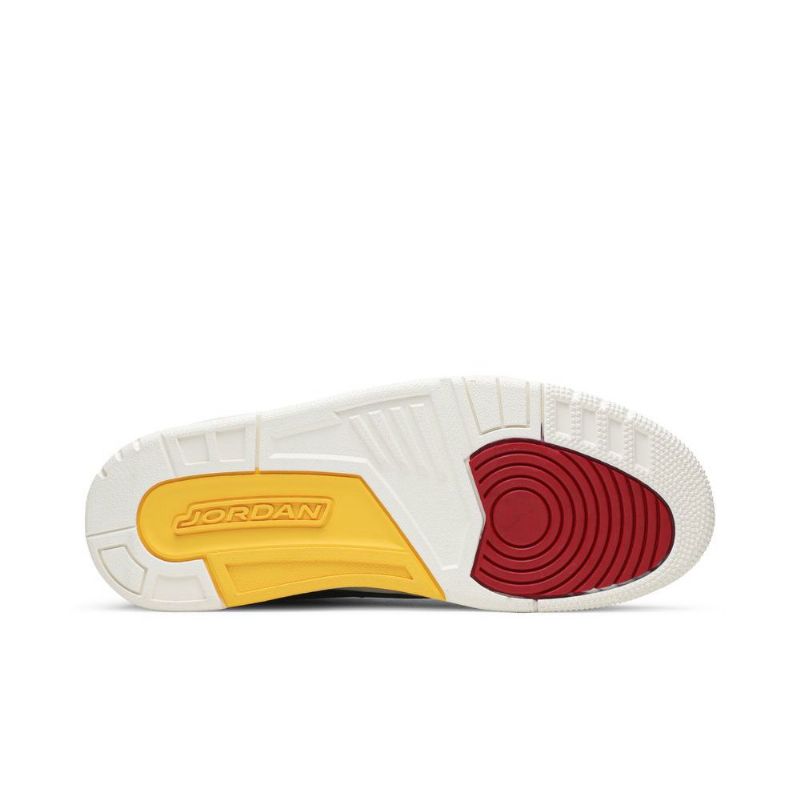 Air Jordan 3 Retro Se Svart Grønn Gul Rød Herresko