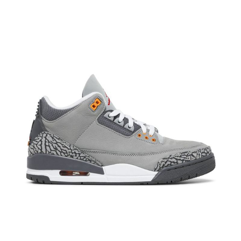 Air Jordan 3 Retro Sølvgrå Herresko