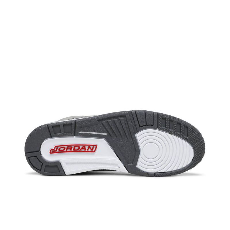 Air Jordan 3 Retro Sølvgrå Herresko