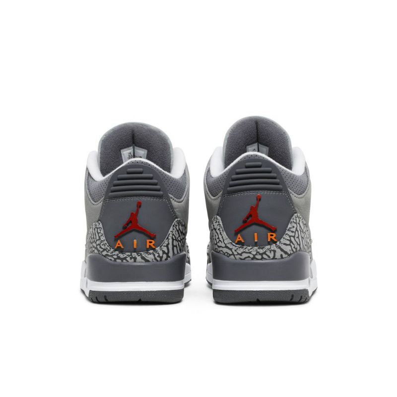 Air Jordan 3 Retro Sølvgrå Herresko