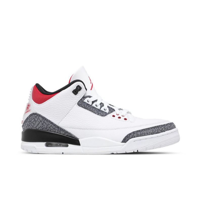 Air Jordan 3 Se-t Hvit Rød Svart Herresko