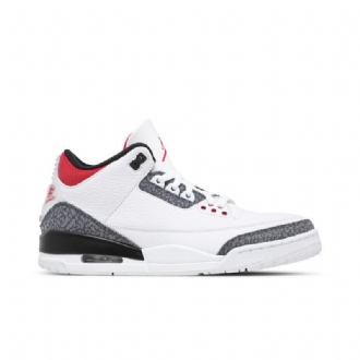 Air Jordan 3 Se-t Hvit Rød Svart Herresko