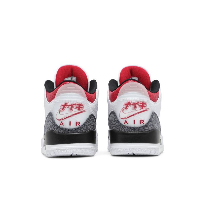 Air Jordan 3 Se-t Hvit Rød Svart Herresko