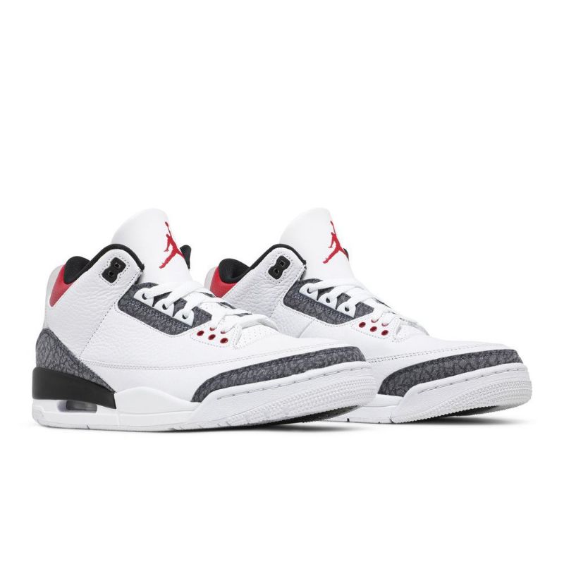 Air Jordan 3 Se-t Hvit Rød Svart Herresko